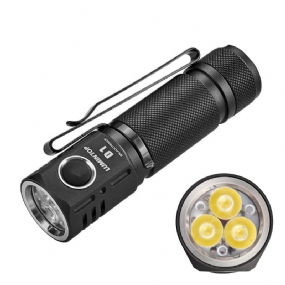 Lumintop D1 Triple Led 2000lm 180m Tir Objektív S Dlhým Dosahom Edc Baterka Vodotesná Kompaktná Vrecková 18650