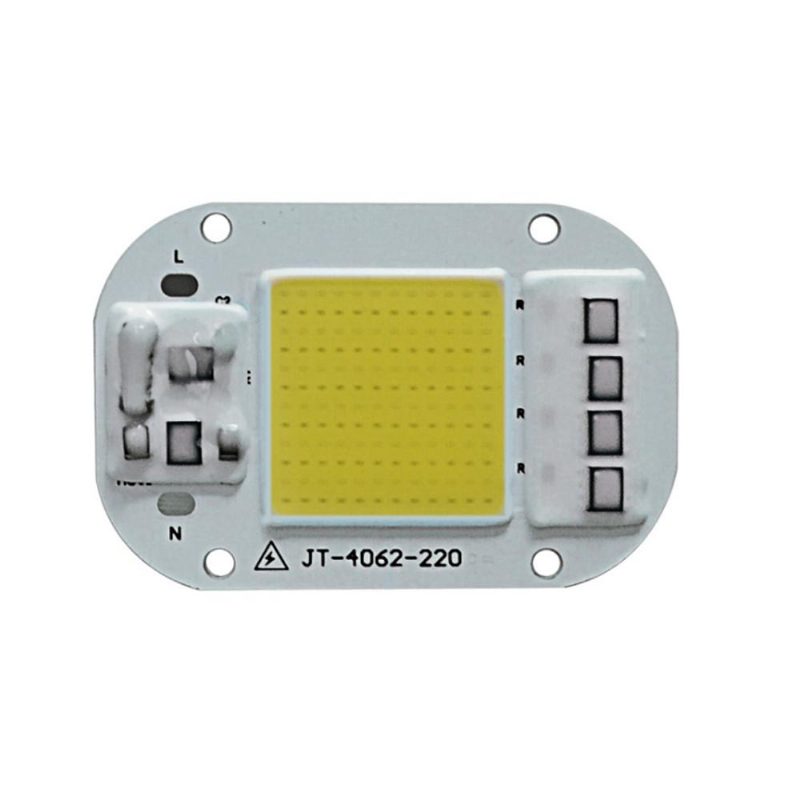 Lustreo Ac160-260v 20w 30w 50w Biela/teplá Biela Cob Led Čip Pre Diy Flood Light