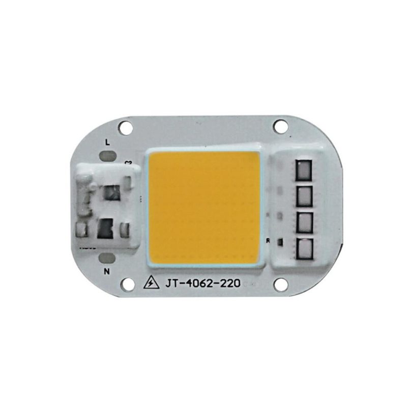 Lustreo Ac160-260v 20w 30w 50w Biela/teplá Biela Cob Led Čip Pre Diy Flood Light