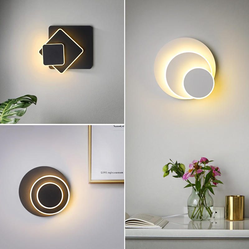 Moderné 300° Otočné Led Nástenné Svietidlo Sconce Light Hotelová Spálňa Nočná Chodba