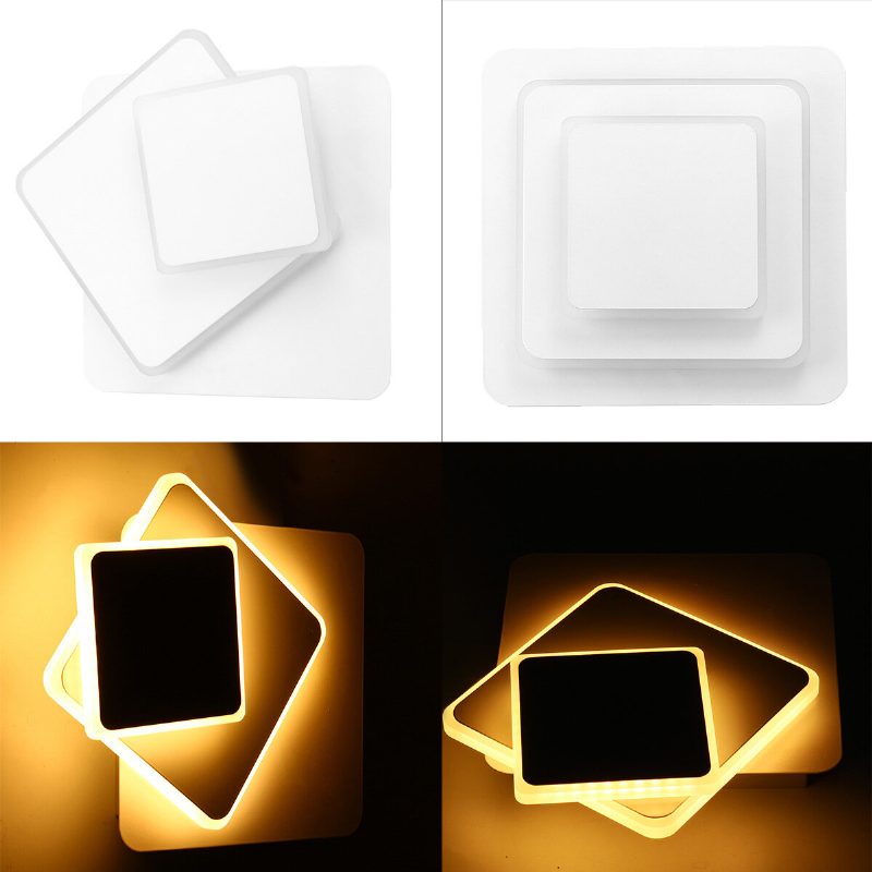 Moderné 300° Otočné Led Nástenné Svietidlo Sconce Light Hotelová Spálňa Nočná Chodba