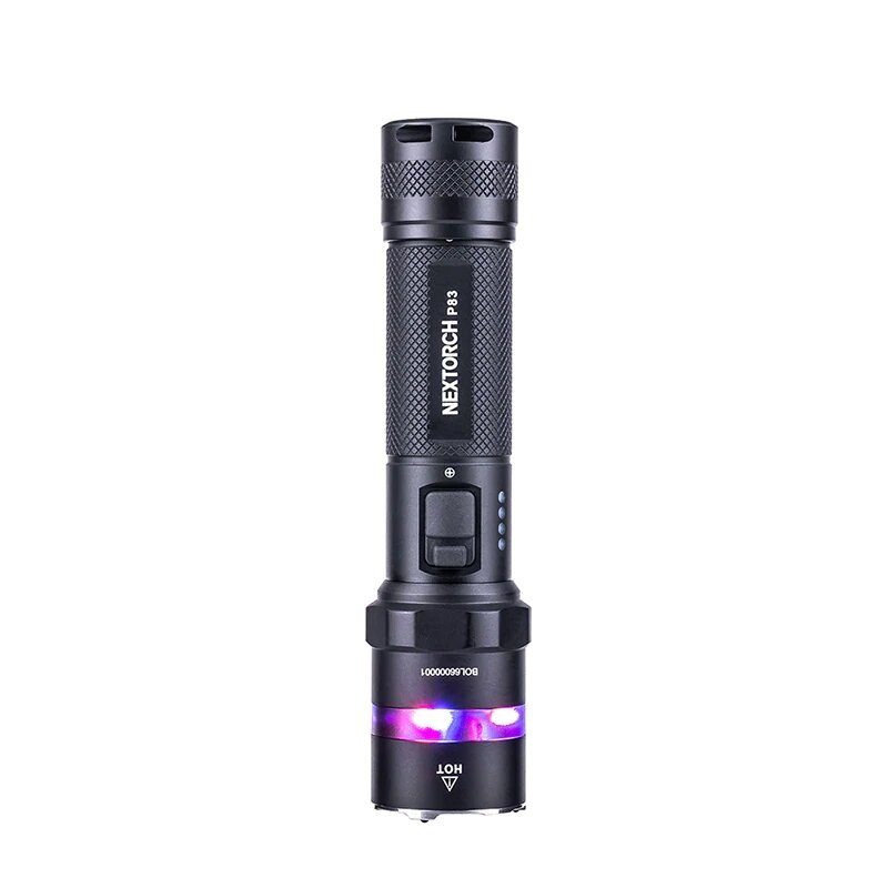 Nextorch P83 Multi-svetelný Zdroj Jednostupňová Záblesková Taktická Baterka 1300lm 280m Vysoký Výkon 18650 Usb Nabíjateľná Led Typu C