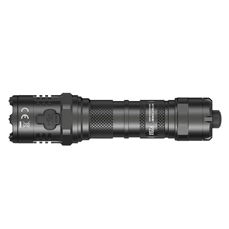 Nitecore P20ix 4000 Lúmen Usb-c Nabíjateľná Baterka S Batériou 21 700 S Vysokým Lúmenom Profesionálna Taktická S Puzdrom Nth20 Molle