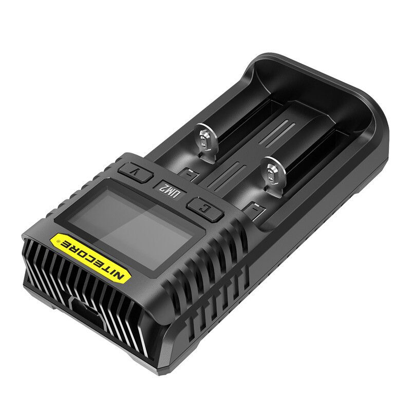 Nitecore Um2 Lcd Displej 5v/2a Nabíjačka Lítiových Batérií Usb Qc Inteligentná Rýchla Pre Aa Aaa 18650 21700 26650