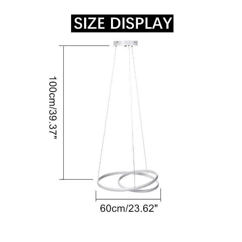 Nordic Led Závesné Svietidlo Stropné Domáca Jedáleň Dekor Stmievateľného Svietidla