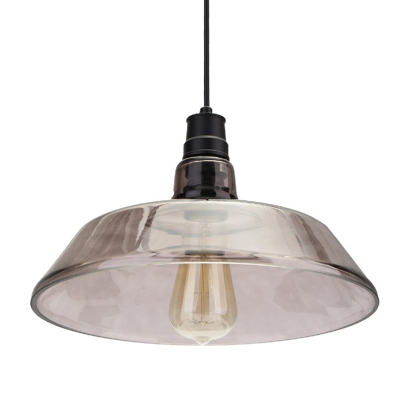 Priemyselné Retro Vintage Fajka Sklenená Edisonova Závesná Stropná Lampa Do Obývačky