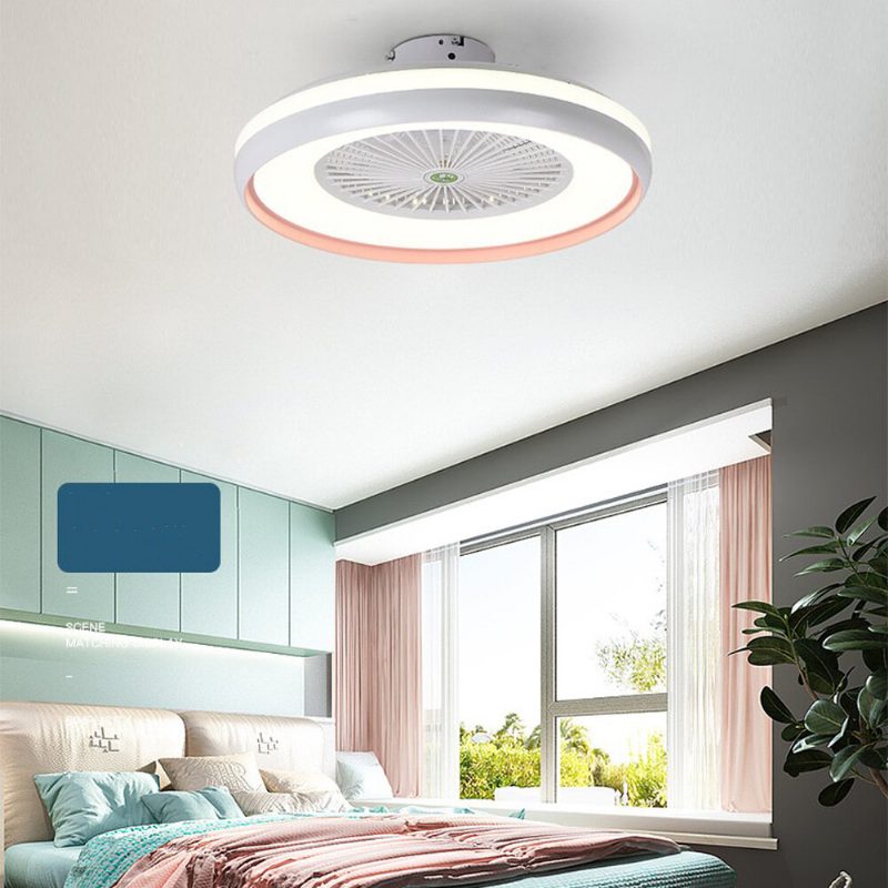 Stropný Ventilátor S Osvetlením Led Svetlo Plynulé Stmievanie Nastaviteľná Rýchlosť Vetra Diaľkové Ovládanie Bez Batérie Moderné Led Stropné Pre Spálňu Obývacia Izba Jedáleň