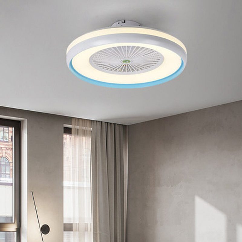 Stropný Ventilátor S Osvetlením Led Svetlo Plynulé Stmievanie Nastaviteľná Rýchlosť Vetra Diaľkové Ovládanie Bez Batérie Moderné Led Stropné Pre Spálňu Obývacia Izba Jedáleň