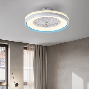 Stropný Ventilátor S Osvetlením Led Svetlom 3-farebná Teplota Nastaviteľná Rýchlosť Vetra Diaľkové Ovládanie Bez Batérie Moderné Stropné Led Svetlo Pre Spálňu Obývacia Izba Jedáleň