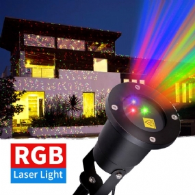 Vonkajšie Vianočné Pohyblivé Rgb Svetlá Laserový Projektor Krajina Javisková Lampa Párty