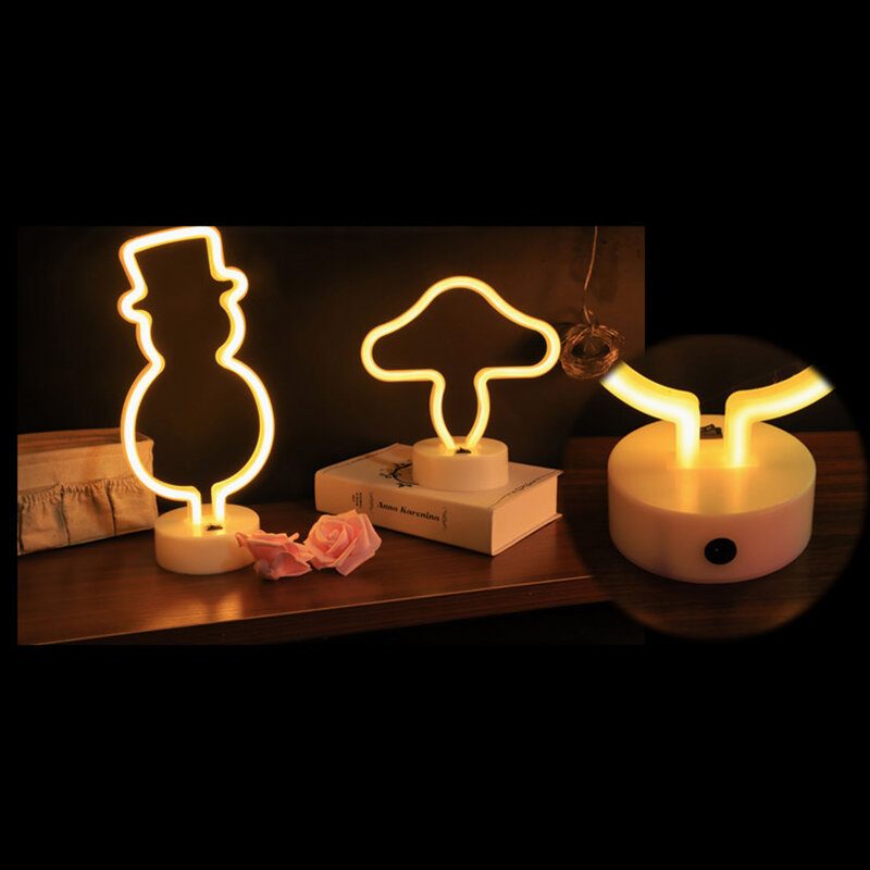 Vylepšite Neónové Nočné Svetlo Králik Vibrato Anchor Veľkoústy Vták Creative Night Light Spot