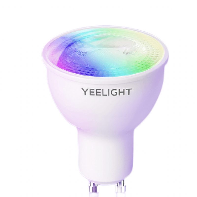 Yeelight Yldp004-a Gu10 Farebná Inteligentná Led Žiarovka W1 Synchronizácia Hier A Hudby App Hlasové Ovládanie Práca App Google Assistant Alexa