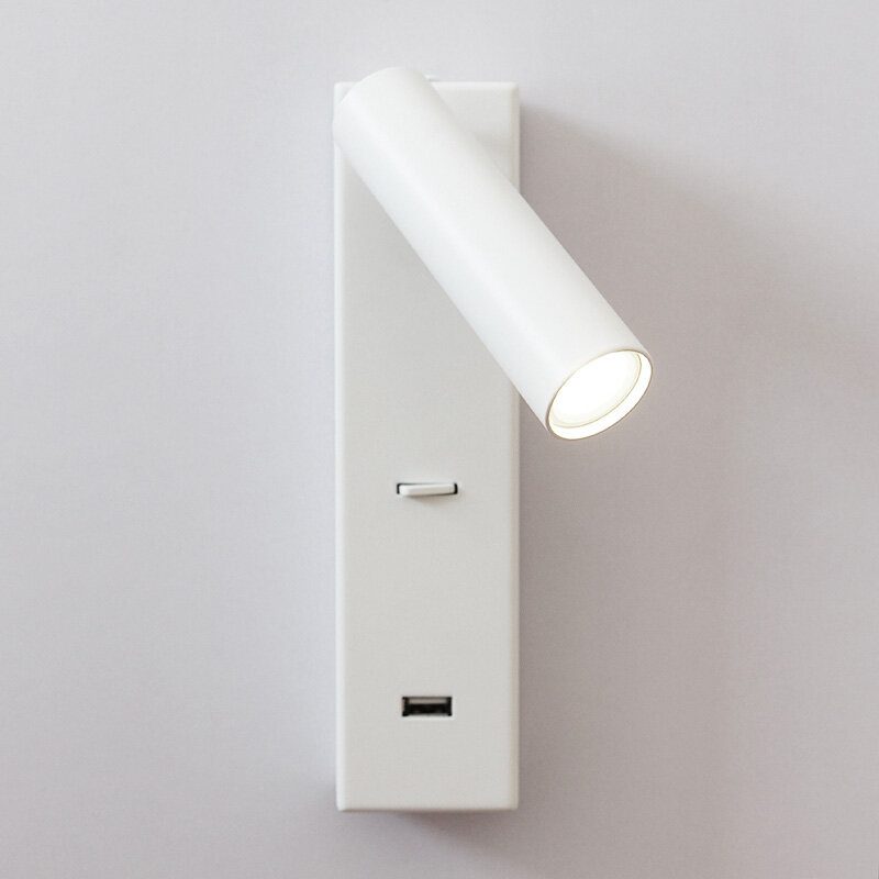 Zerouno Kefa Mosadz Led Nástenná Lampa Nočný Čelo Postele Na Čítanie Dc 5v 2a Usb Nabíjačka Nastaviteľný Stôl Osvetlenie Na