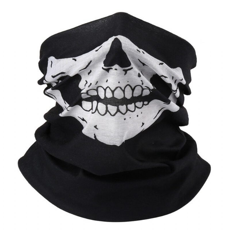 10ks Skull Face Mask Čiapka Multi Purpose Head Wear Hat Scalf