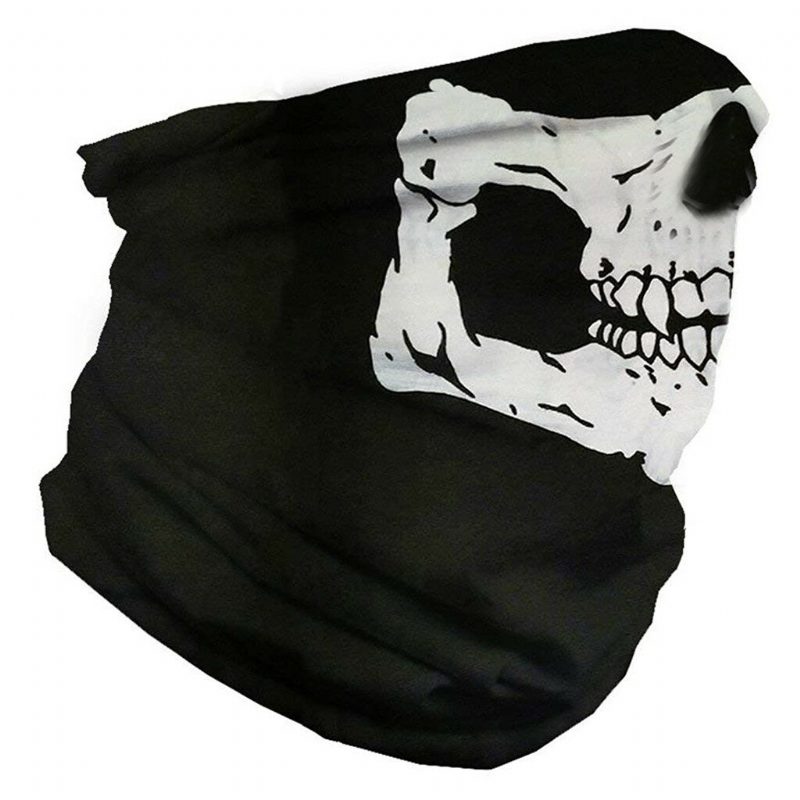 10ks Skull Face Mask Čiapka Multi Purpose Head Wear Hat Scalf