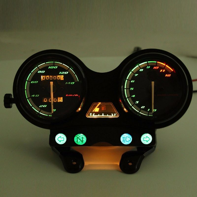 12 000 Ot./min. Motocyklový Lcd Tachometer Pre Počítadlo Kilometrov Pre Yamaha Ybr 125