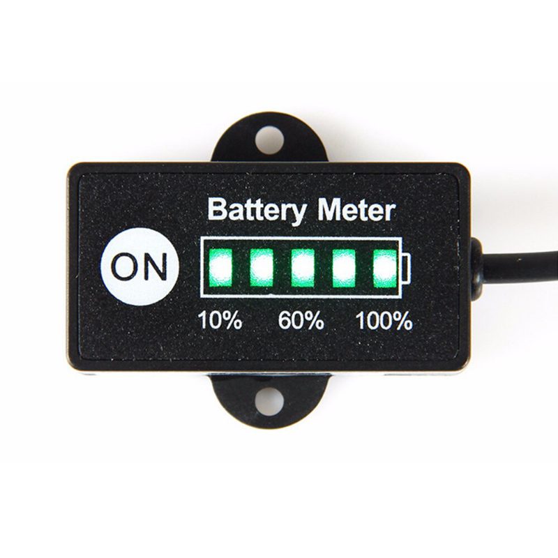 12/24v Lcd Voltmeter Indikátor Kapacity Batérie Elektromer Pre Oloveno-kyselinové / Lítium-kobaltové / Lítium-železo-fosfátové