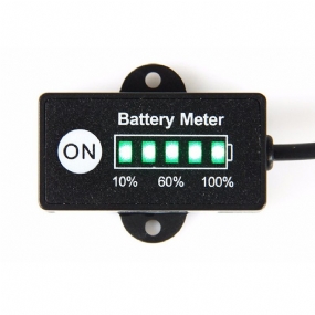 12/24v Lcd Voltmeter Indikátor Kapacity Batérie Elektromer Pre Oloveno-kyselinové / Lítium-kobaltové / Lítium-železo-fosfátové