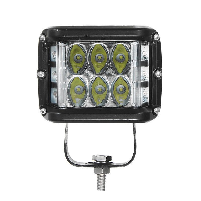 12v 10v-48v Led Pracovná Hmlovka Bočná Strieľačka Kombinovaná Dvojfarebná Jazda Terénne Suv Nákladné Auto