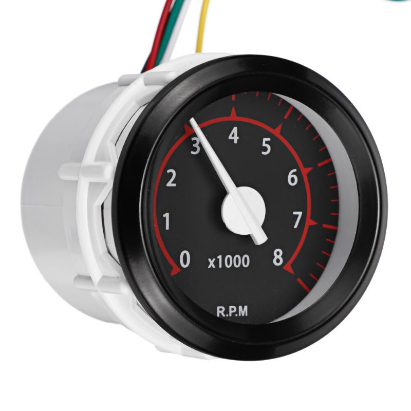 12v 52mm Led Digitálny Displej Ukazovateľ Krokového Motora Upravený Tachometer Pre Pretekárske Auto