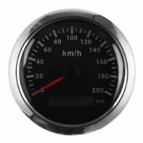 200 Km/h Gps Rýchlomer Počítadlo Kilometrov 85 mm S Anténou Gps Pre Automobily Motocykle Lode Autá Nerez