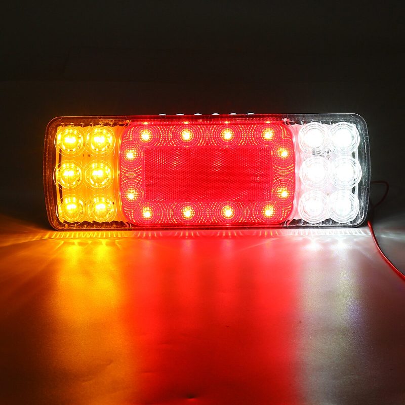 24 +6led 12-24v Zadné Koncové Svetlo Brzdové Ukazovateľ Smeru