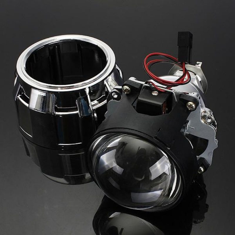 2.5-palcový Motorový Bi-xenónový Hid Projektor S Uhlovým Svetlom Halo Lens