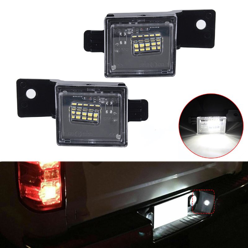 2ks Led Osvetlenie Špz Pre Chevy Silverado 2014-2018 Gmc Sierra Bright Smd