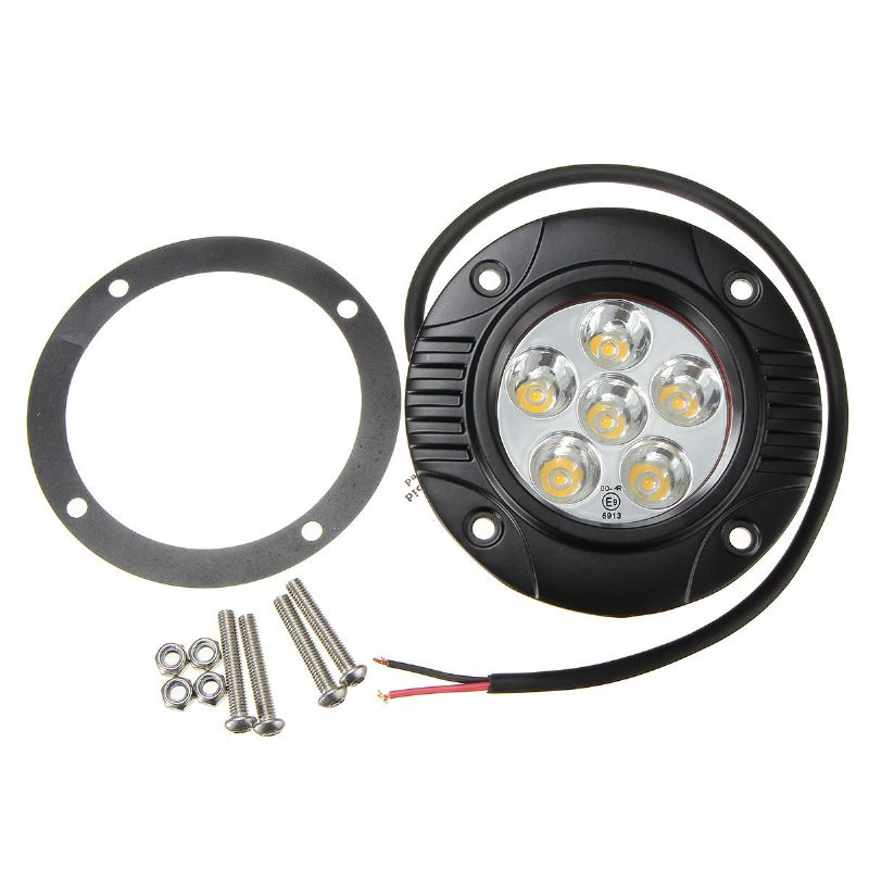 3.5-palcové 18w 6smd Pracovné Svetlo Led Terénne Jazdné Bodové Hmlové