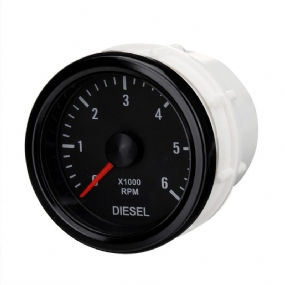 52 mm 0-6000 Otáčok Za Minútu (na Prístrojovej Doske) Elektrický Otáčkomer Pre Dieselový Motor
