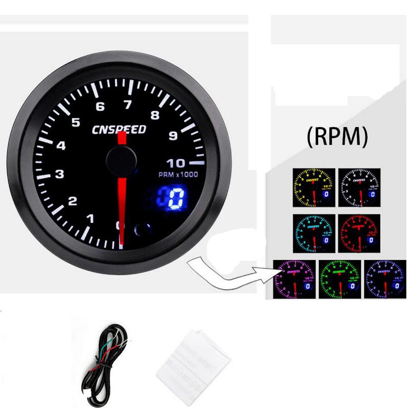 Analógový A Digitálny 52 mm Car Led Turbo Boost Egt Ukazovateľ Pomeru Teploty Vody A Vzduchu Vo Výfuku