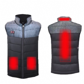 Dual System Heating Vest Men Women Wome Usb Chargingn Heat Jacket Thermal Coats