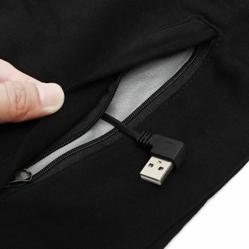 Elektrická Usb Vyhrievaná Vesta Muži Ženy Vyhrievanie Kabát Bunda Oblečenie Zimné Teplé