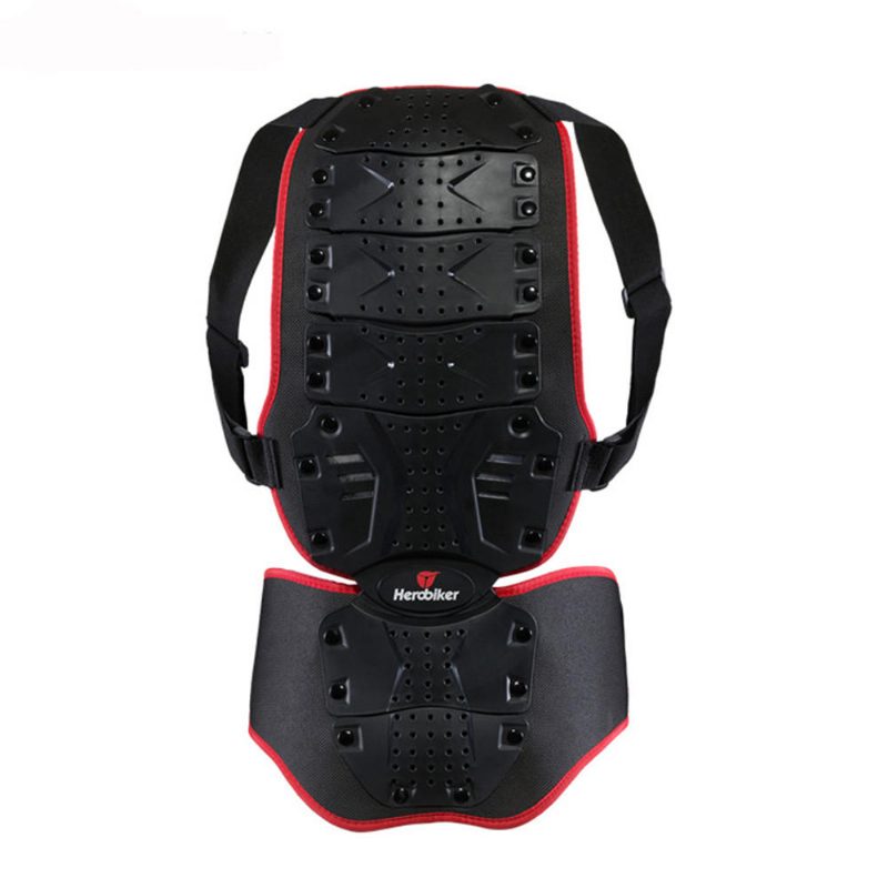 Herobiker Motocykel Racing Bike Armor Vest Bezpečnostné Vybavenie Efektívne Chráni Chrbát A Chrbticu