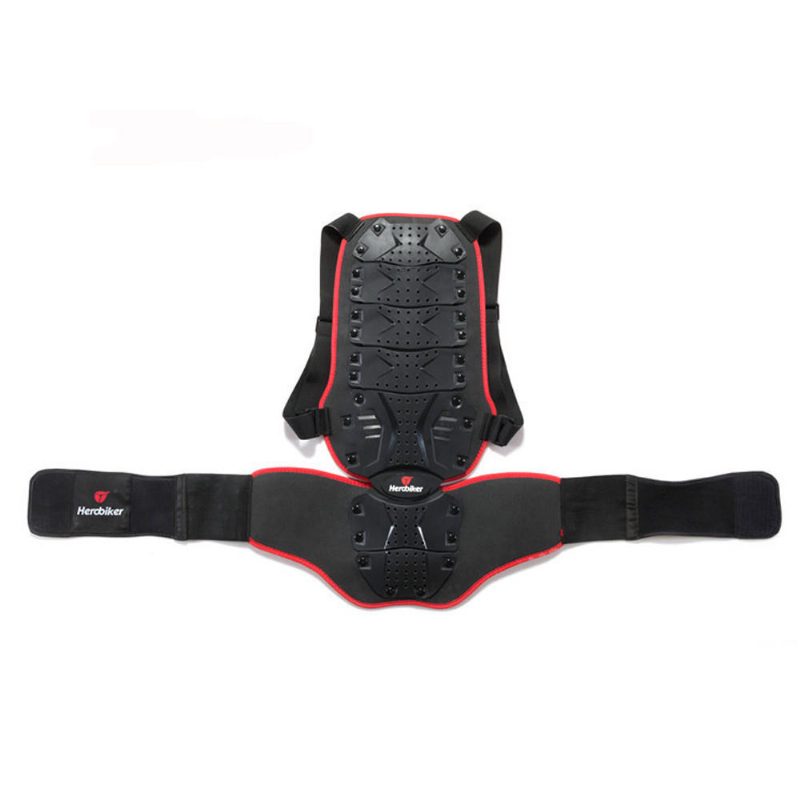 Herobiker Motocykel Racing Bike Armor Vest Bezpečnostné Vybavenie Efektívne Chráni Chrbát A Chrbticu