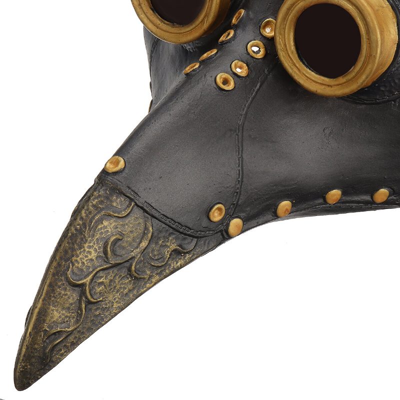 Maska Morového Doktora Halloween Kostým Bird Long Nose Beak Pu Koža Steampunk