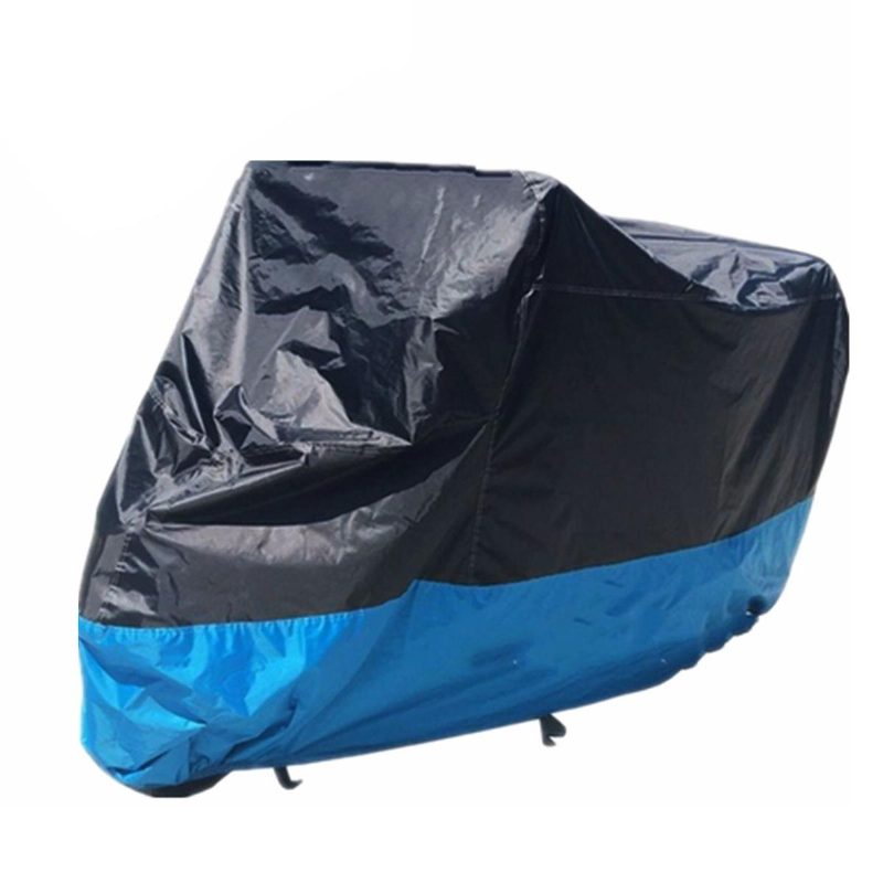 Motocykel Vodotesný Kryt Scooter Rain Prach Cover Modrá Čierna M-xl