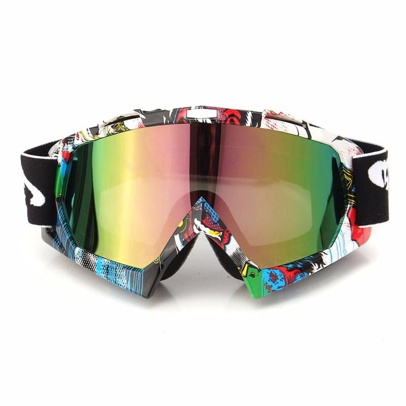 Motocyklový Motokros Terénne Jazdenie Športové Okuliare Na Snowboard Transparent/coloful Len