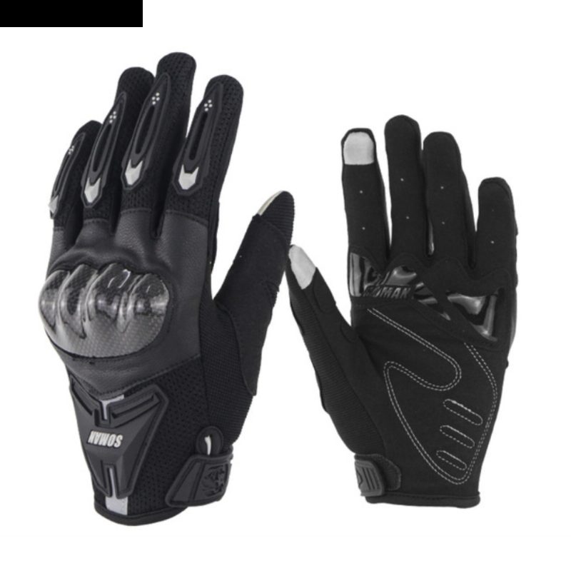 Soman Mg19 Motocyklové Rukavice S Dotykovým Displejom Carbon Fiber Riding Men Women Ochranné Pomôcky