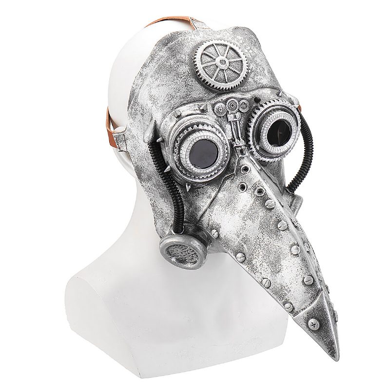 Steampunk Plague Doctor Mask Cosplay Bird Beak Retr Gothic Masks Halloween Rekvizity