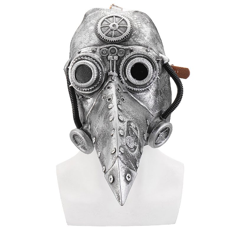 Steampunk Plague Doctor Mask Cosplay Bird Beak Retr Gothic Masks Halloween Rekvizity