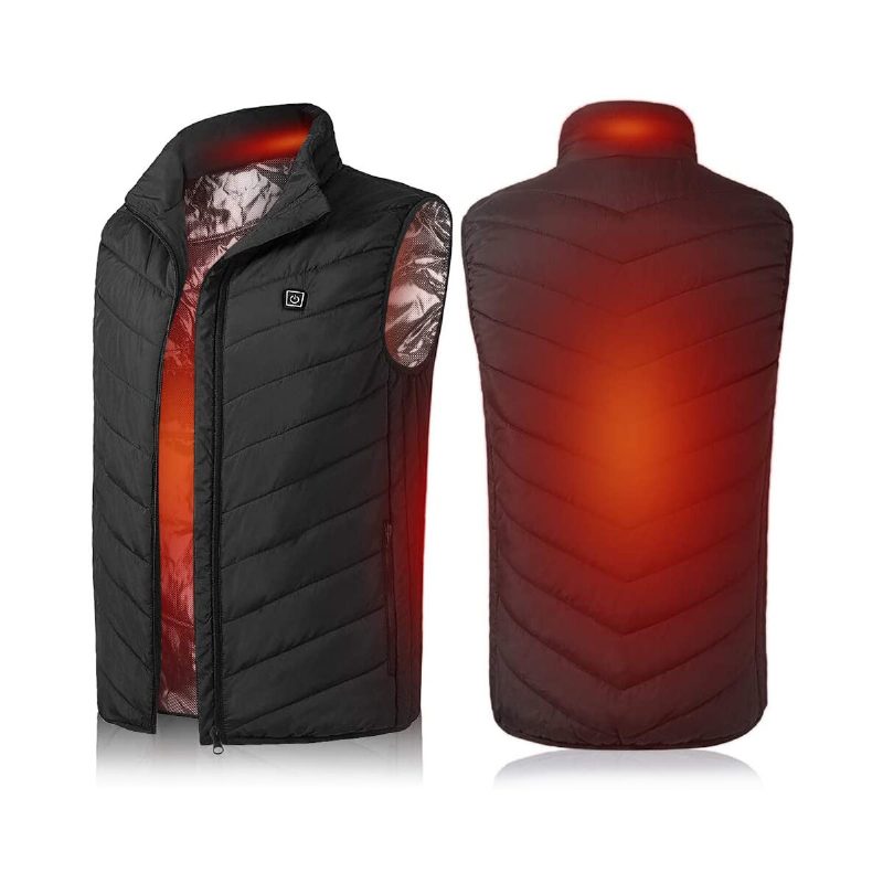 Unisex Elektrická Vesta Vyhrievaná Bunda Usb Winter Body Warmer Vetruodolné Gilet Coats