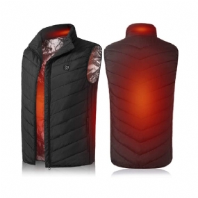 Unisex Elektrická Vesta Vyhrievaná Bunda Usb Winter Body Warmer Vetruodolné Gilet Coats