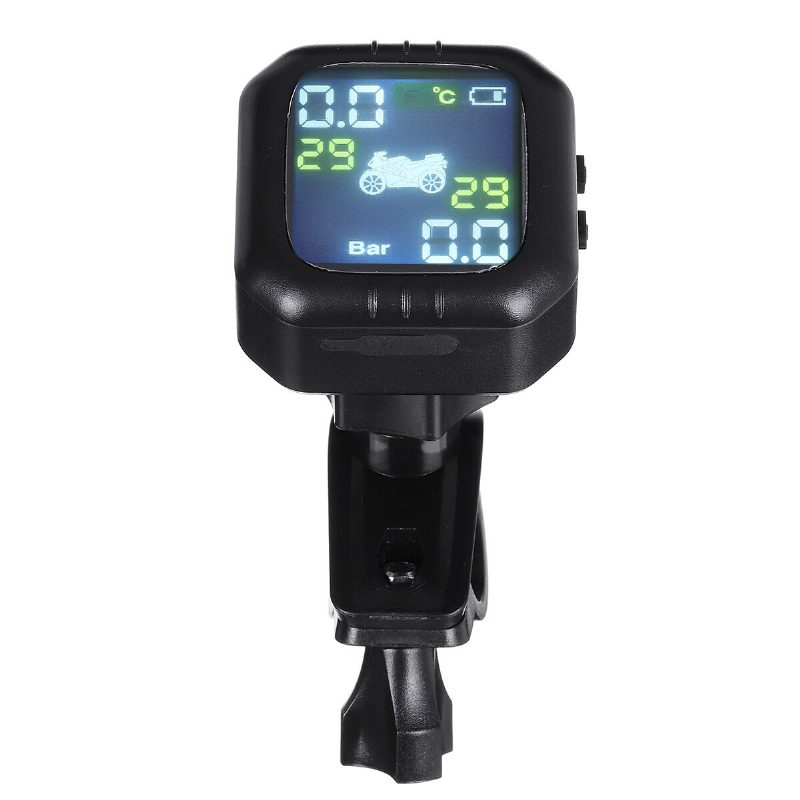 Vodotesný Lcd Displej Bezdrôtový Interný Senzor Tpms Motocykel Monitorovanie Tlaku V Pneumatikách V Reálnom Čase