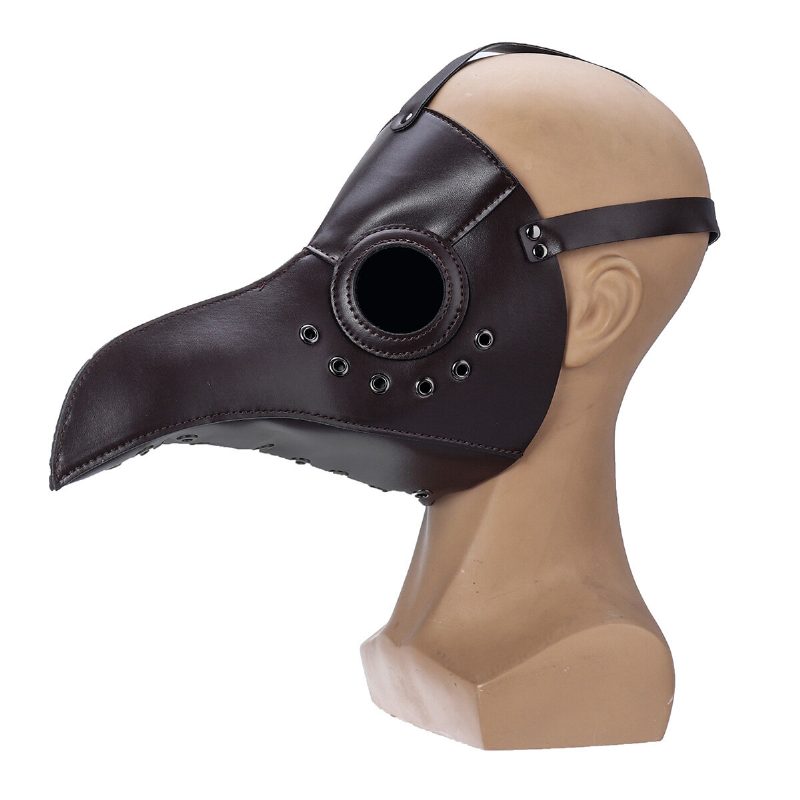 Vtáčia Maska Morového Doktora Halloween Cosplay Kostým Gotický Dlhý Nos Pre Dospelých
