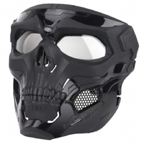 Wosport Skull Airsoft Paintballová Maska Celotvárová Taktická Na Halloween