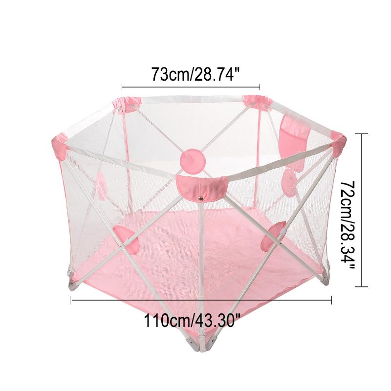 110*72*73 cm Detská Ohrádka Bezpečnostný Plot Bezpečnostná Zábrana Pre Deti 0-6r Novorodenci Hracia Stan Pre Dojčatá Dekorácie