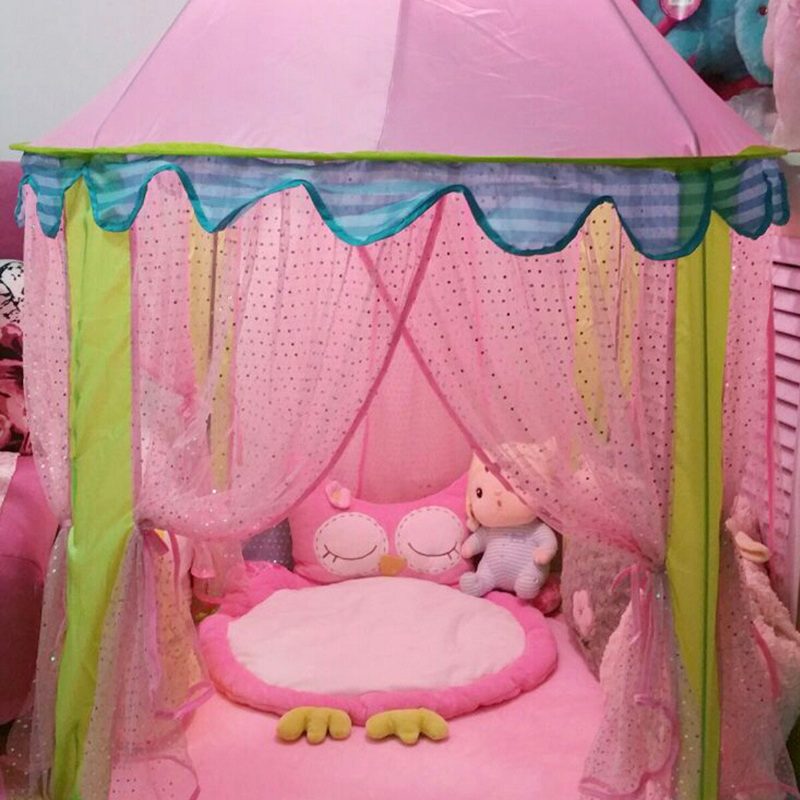 Deti Detský Stan Na Teepee Play Princess Castle Girls Playhouse Indoor