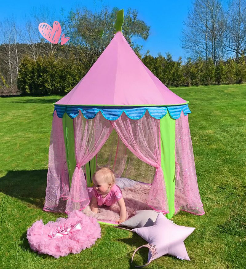 Deti Detský Stan Na Teepee Play Princess Castle Girls Playhouse Indoor