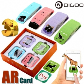 Digoo Bb-cq1 Ar Education Card 108 Ks Early Learning Interactive Educational Kids 3d Speelgoed